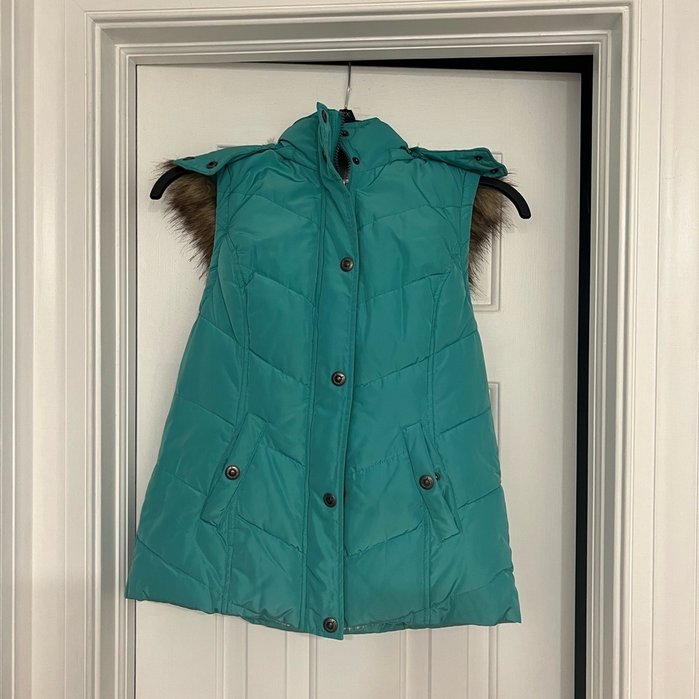 Green Tea Puffer Vest